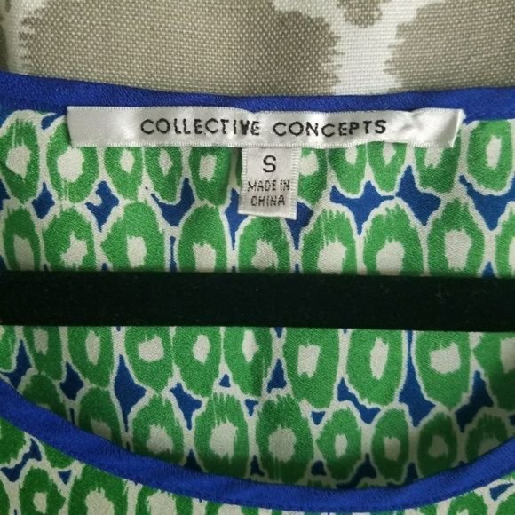 Collective Concepts Oversized Geo Top S - Picture 2 of 5